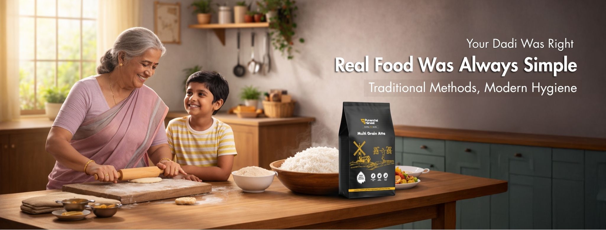 Kala Namak Rice — A Heritage Grain Reborn.
