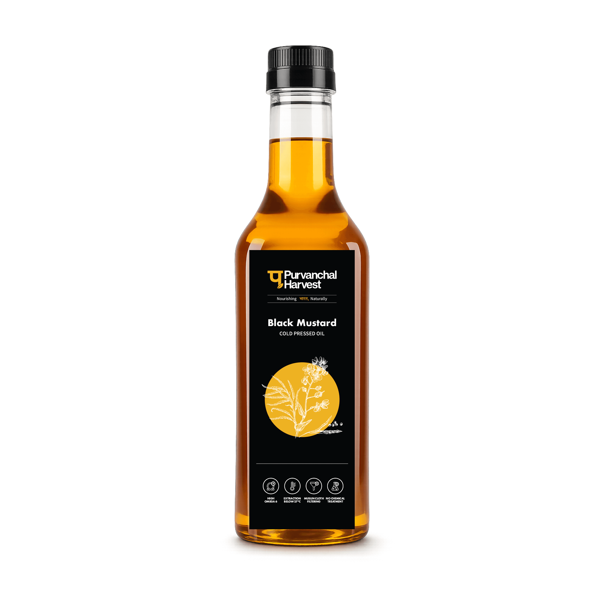 Wood Pressed Black Mustard Oil - Image 3