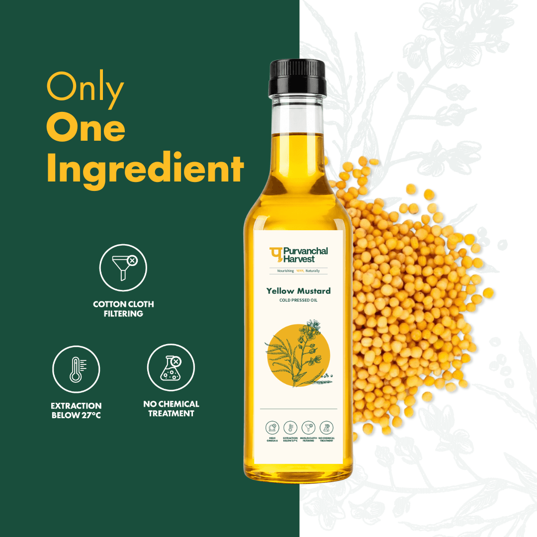 Wood Pressed Yellow Mustard Oil - Image 6